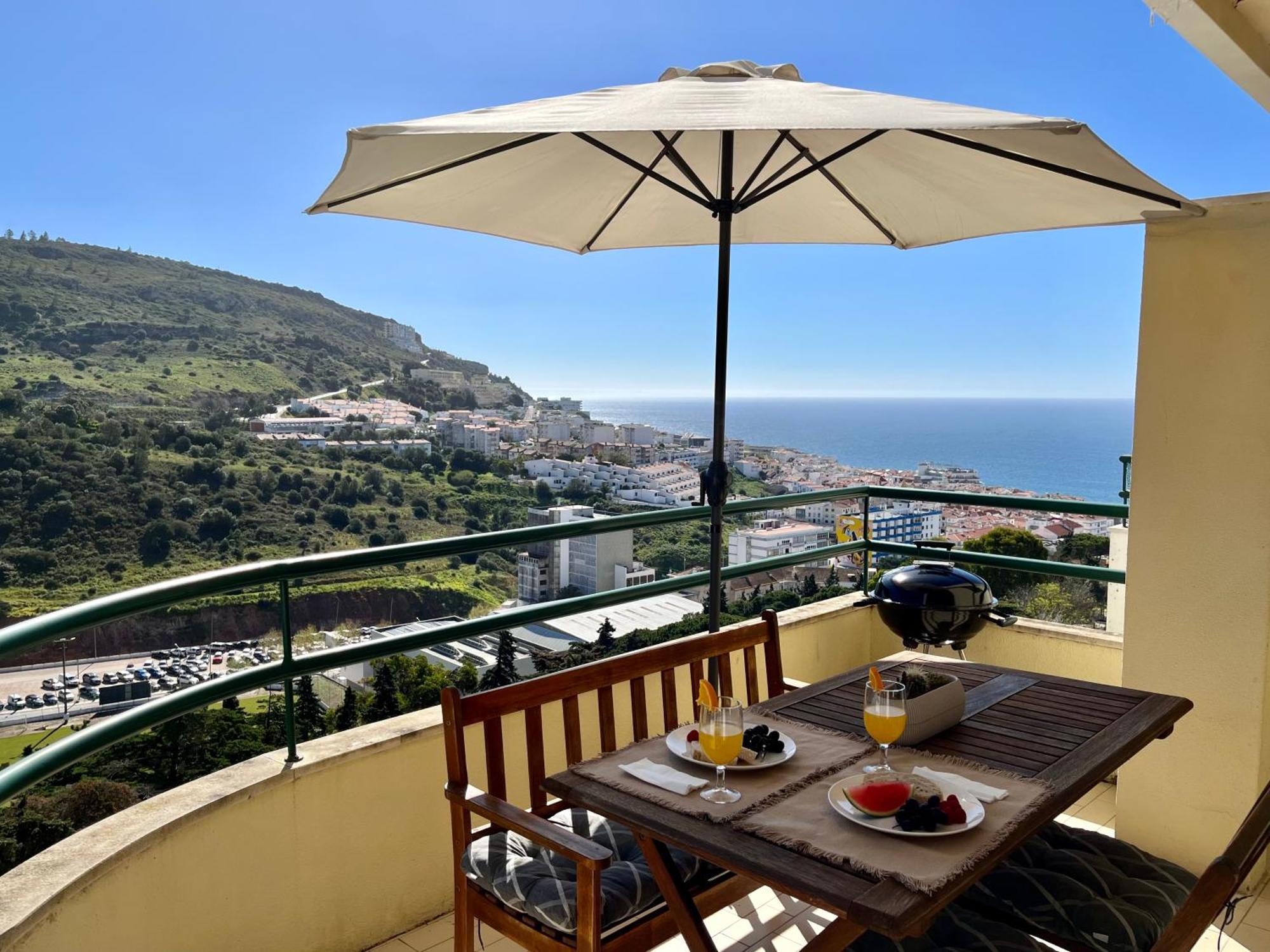 Casa Do Mar - Sea View - Wifi - Barbecue Apartment เซซิมบรา ภายนอก รูปภาพ